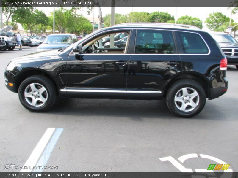 Black / Pure Beige 2007 Volkswagen Touareg V6