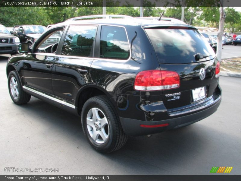 Black / Pure Beige 2007 Volkswagen Touareg V6