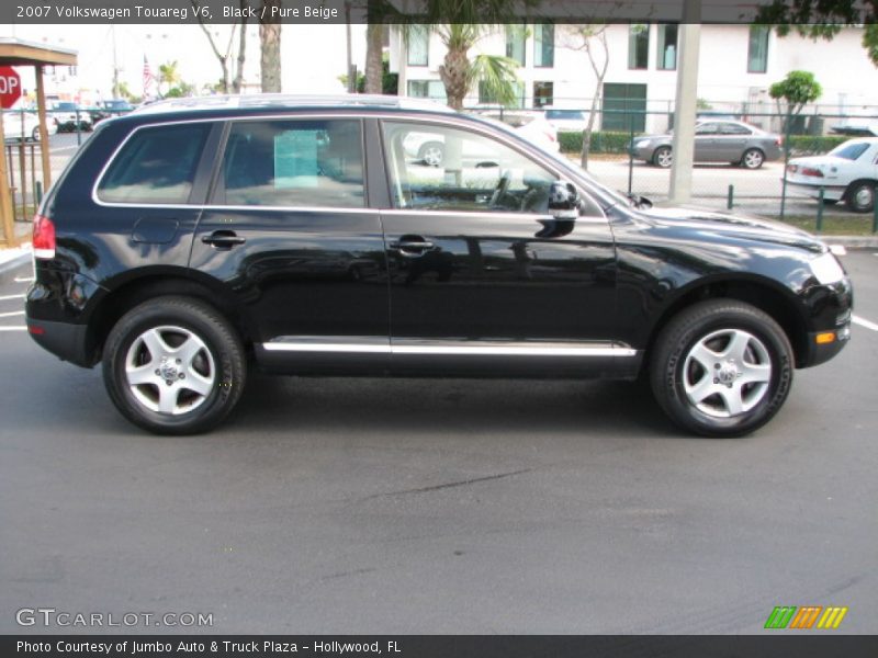 Black / Pure Beige 2007 Volkswagen Touareg V6