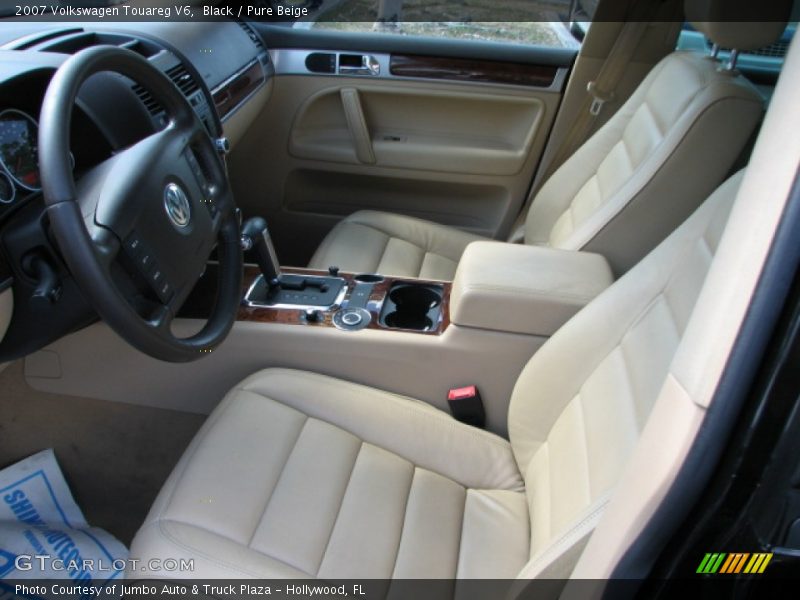 Black / Pure Beige 2007 Volkswagen Touareg V6