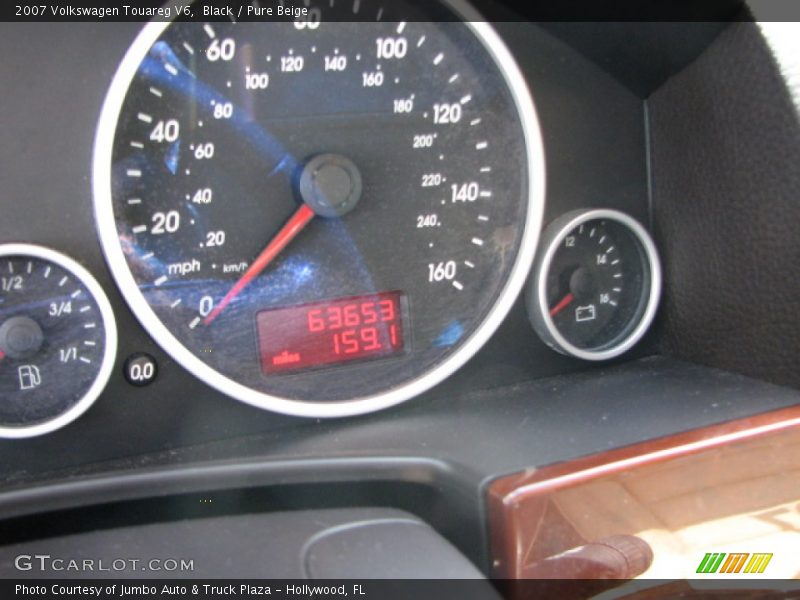 Black / Pure Beige 2007 Volkswagen Touareg V6