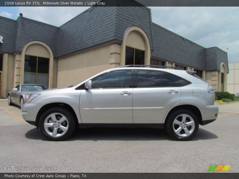 Millenium Silver Metallic / Light Gray 2008 Lexus RX 350