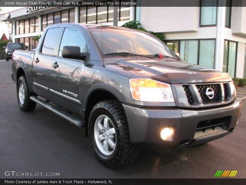 Smoke Gray / Pro 4X Charcoal 2008 Nissan Titan Pro-4X Crew Cab 4x4