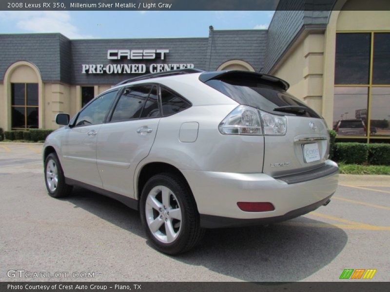 Millenium Silver Metallic / Light Gray 2008 Lexus RX 350