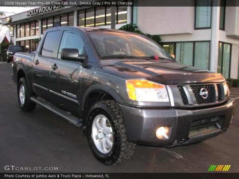 Smoke Gray / Pro 4X Charcoal 2008 Nissan Titan Pro-4X Crew Cab 4x4