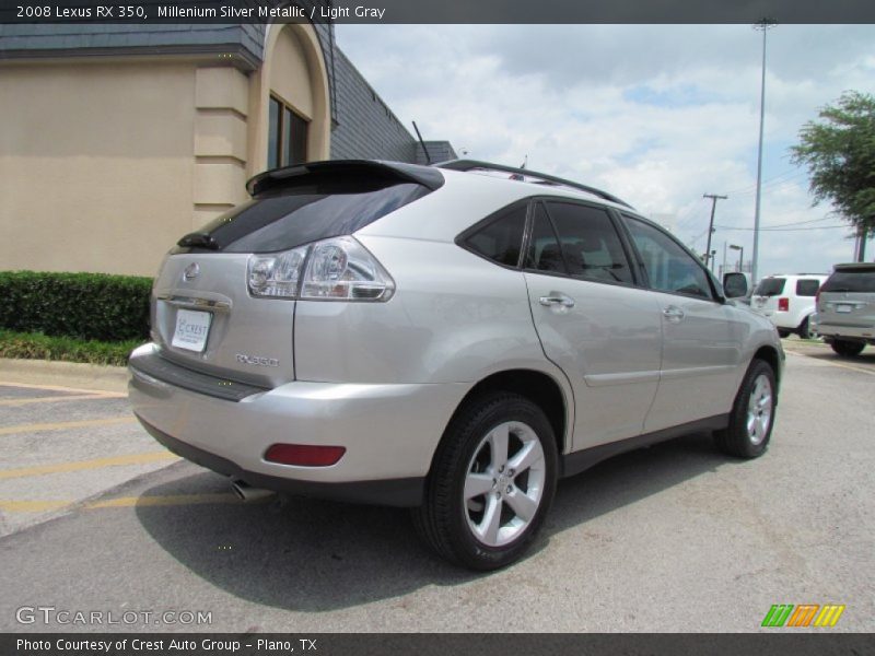 Millenium Silver Metallic / Light Gray 2008 Lexus RX 350
