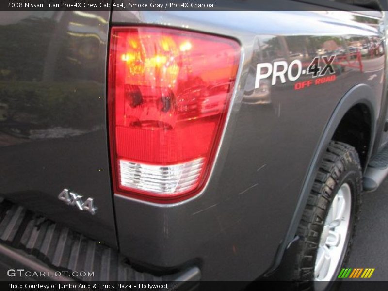 Smoke Gray / Pro 4X Charcoal 2008 Nissan Titan Pro-4X Crew Cab 4x4