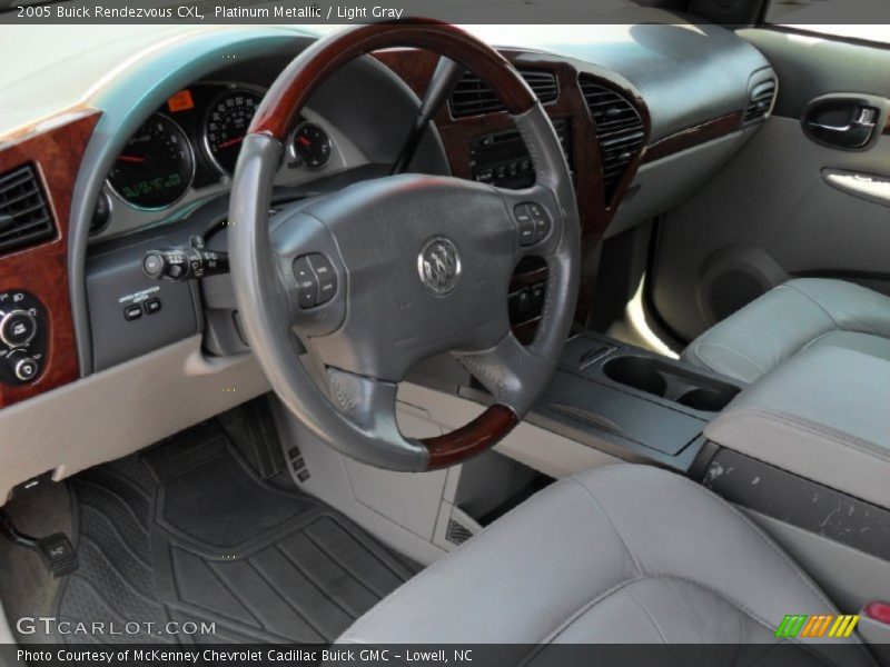 Platinum Metallic / Light Gray 2005 Buick Rendezvous CXL