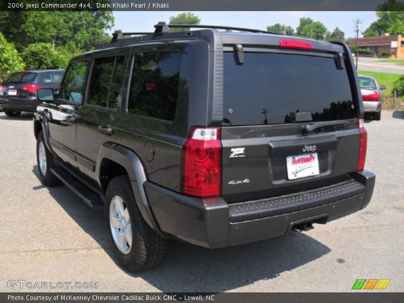 Dark Khaki Pearl / Khaki 2006 Jeep Commander 4x4