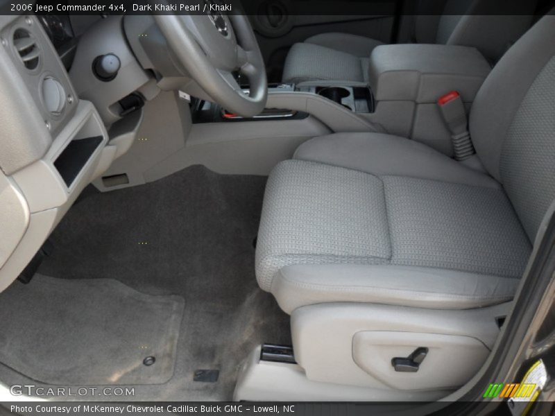 Dark Khaki Pearl / Khaki 2006 Jeep Commander 4x4