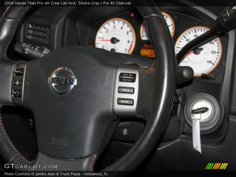 Smoke Gray / Pro 4X Charcoal 2008 Nissan Titan Pro-4X Crew Cab 4x4
