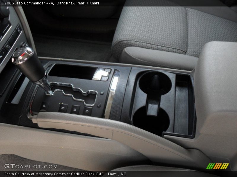 Dark Khaki Pearl / Khaki 2006 Jeep Commander 4x4