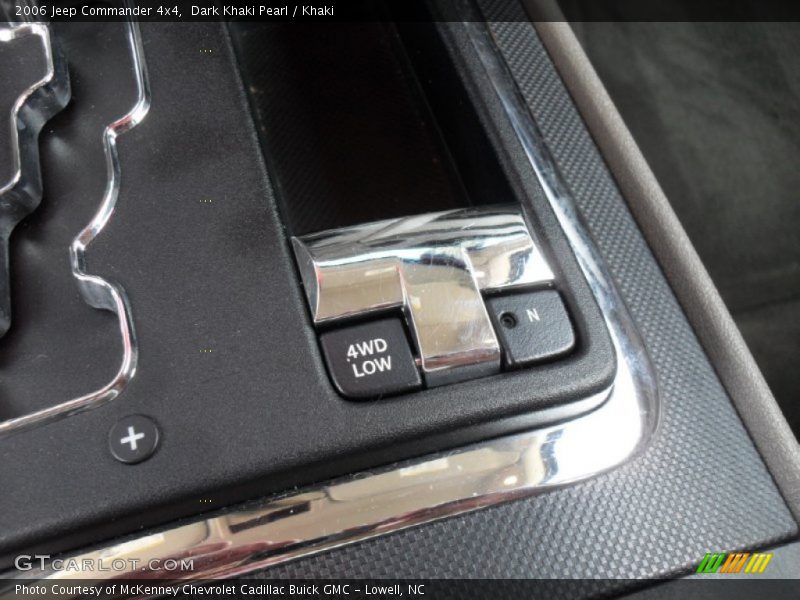 Dark Khaki Pearl / Khaki 2006 Jeep Commander 4x4