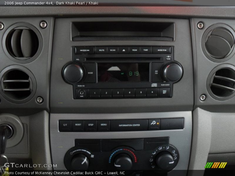 Dark Khaki Pearl / Khaki 2006 Jeep Commander 4x4