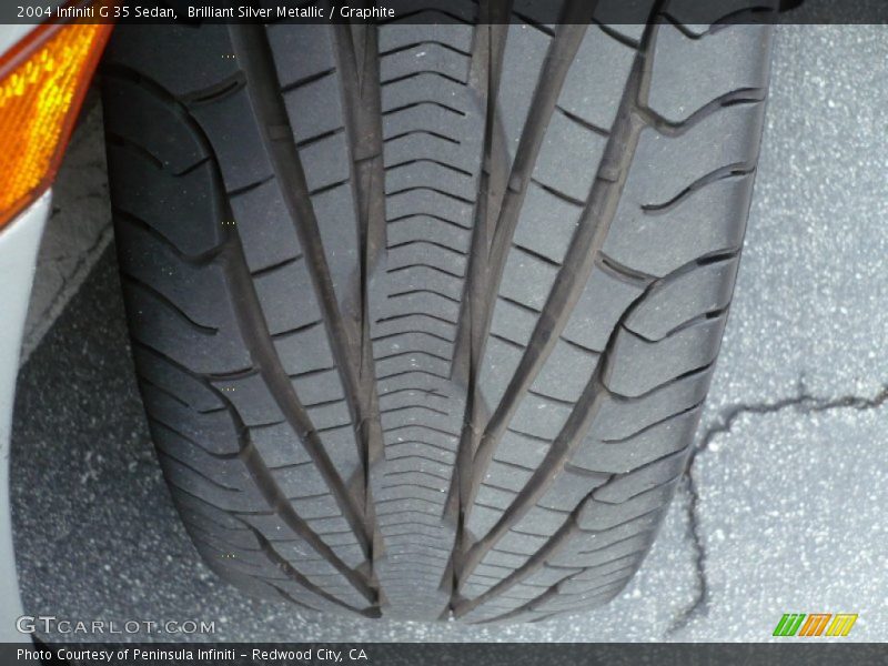 Brilliant Silver Metallic / Graphite 2004 Infiniti G 35 Sedan