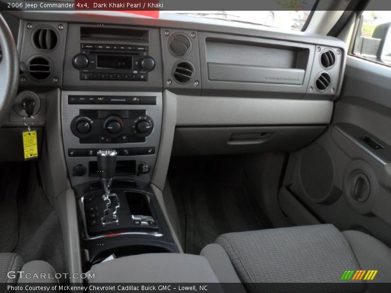 Dark Khaki Pearl / Khaki 2006 Jeep Commander 4x4