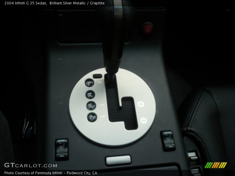 Brilliant Silver Metallic / Graphite 2004 Infiniti G 35 Sedan