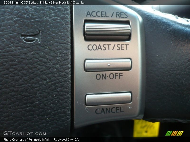 Brilliant Silver Metallic / Graphite 2004 Infiniti G 35 Sedan