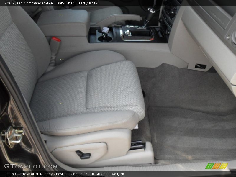 Dark Khaki Pearl / Khaki 2006 Jeep Commander 4x4