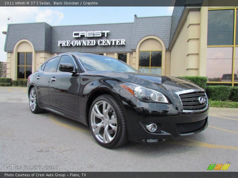 Black Obsidian / Graphite 2011 Infiniti M 37 S Sedan