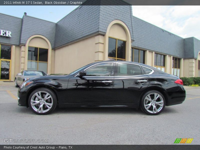 Black Obsidian / Graphite 2011 Infiniti M 37 S Sedan