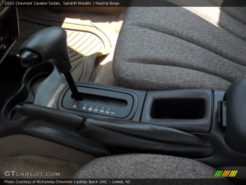 Sandrift Metallic / Neutral Beige 2003 Chevrolet Cavalier Sedan