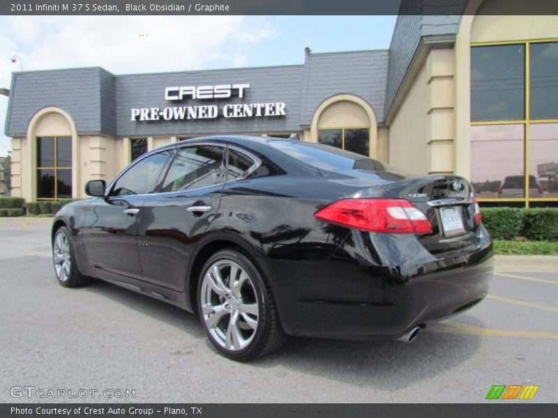 Black Obsidian / Graphite 2011 Infiniti M 37 S Sedan