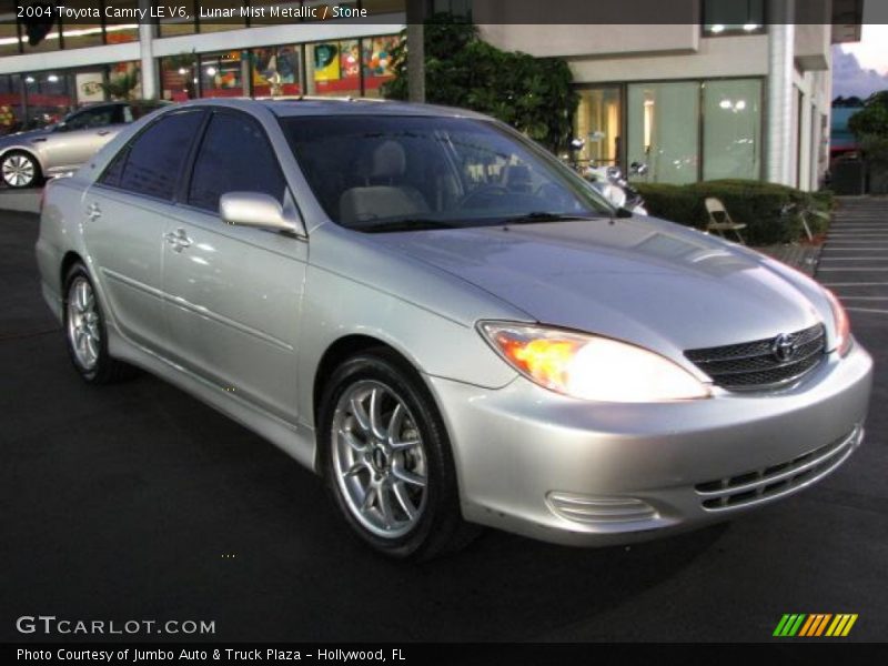 Lunar Mist Metallic / Stone 2004 Toyota Camry LE V6