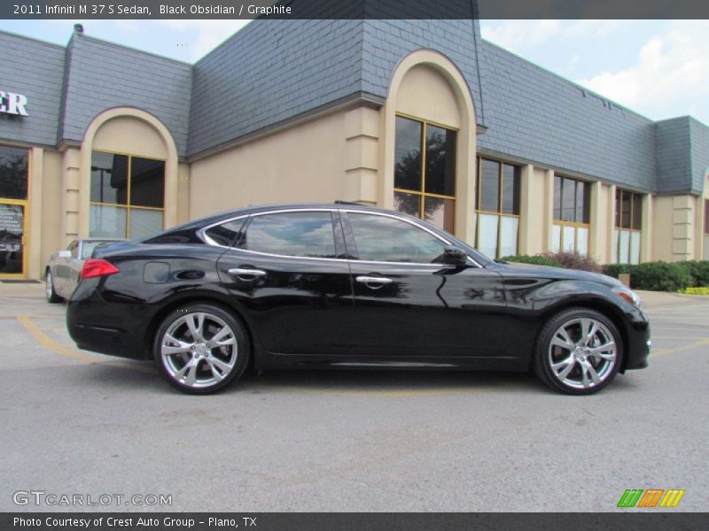 Black Obsidian / Graphite 2011 Infiniti M 37 S Sedan