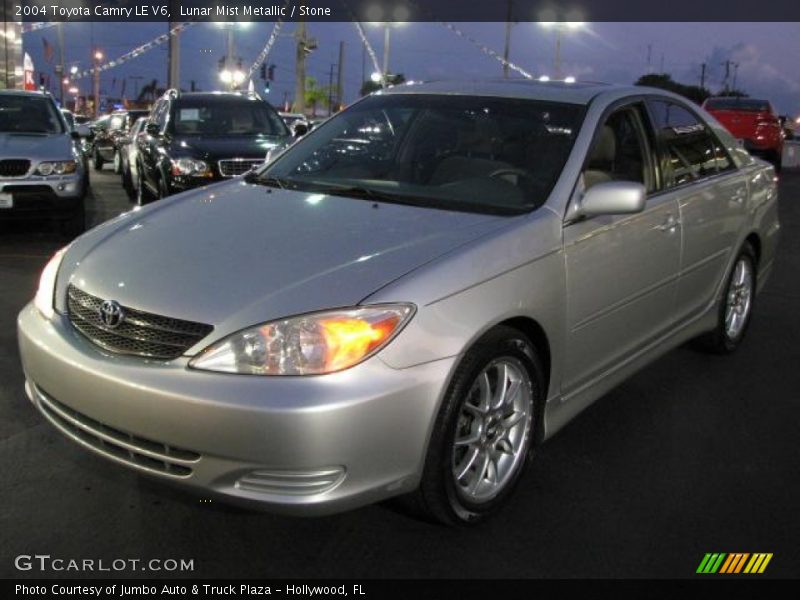 Lunar Mist Metallic / Stone 2004 Toyota Camry LE V6