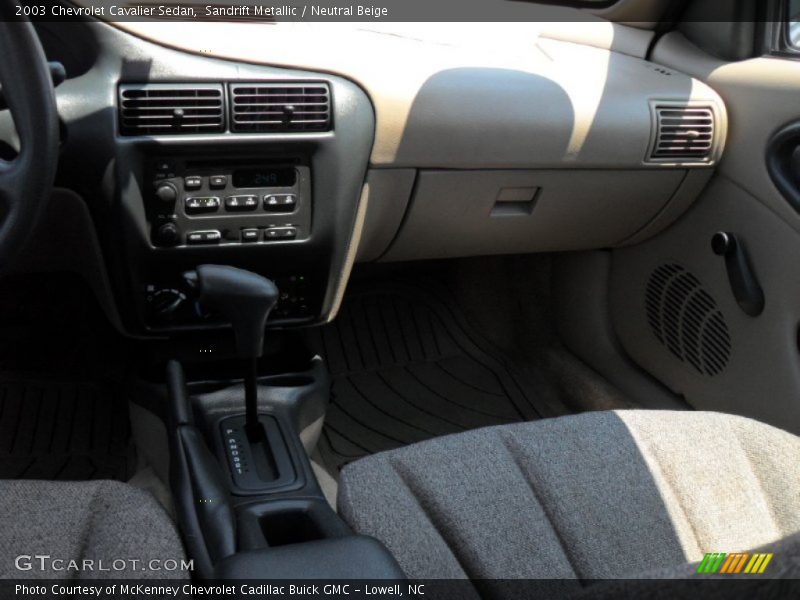 Sandrift Metallic / Neutral Beige 2003 Chevrolet Cavalier Sedan