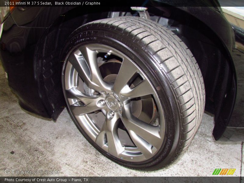 Black Obsidian / Graphite 2011 Infiniti M 37 S Sedan