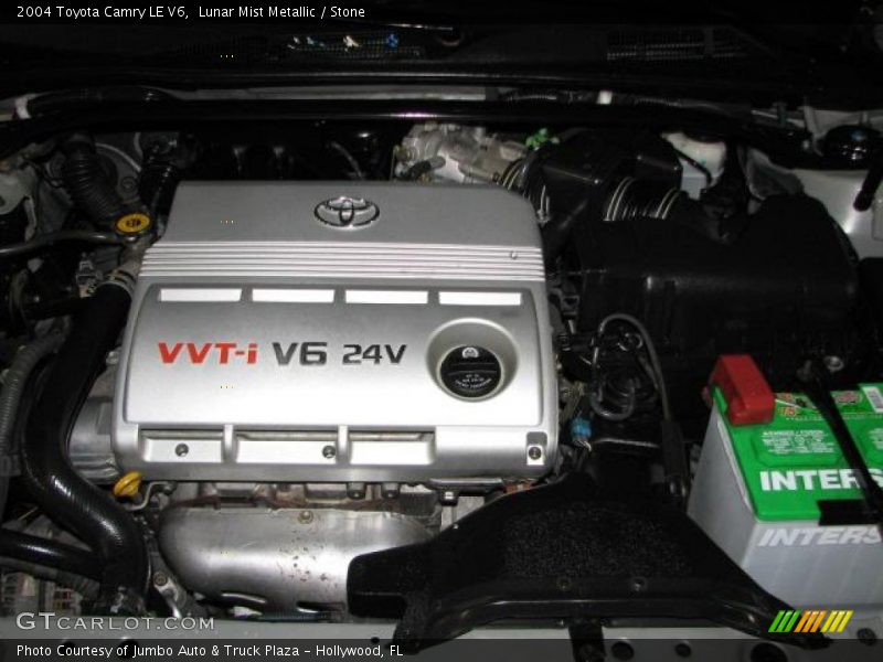 Lunar Mist Metallic / Stone 2004 Toyota Camry LE V6