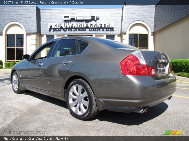 Umbria Gray Metallic / Graphite 2007 Infiniti M 35 Sedan