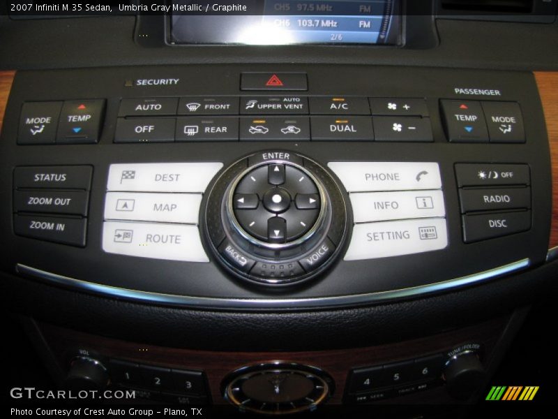 Umbria Gray Metallic / Graphite 2007 Infiniti M 35 Sedan