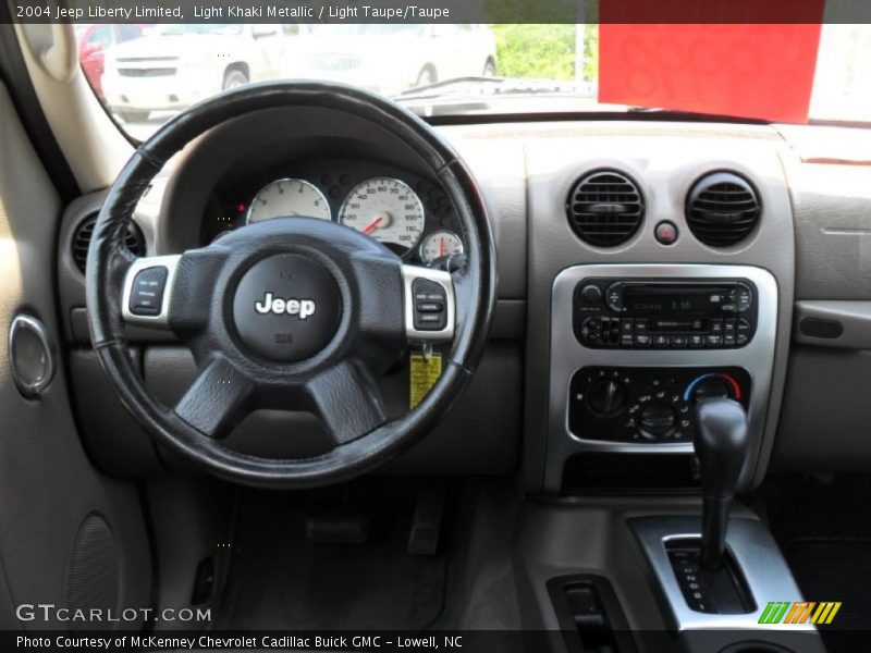 Light Khaki Metallic / Light Taupe/Taupe 2004 Jeep Liberty Limited