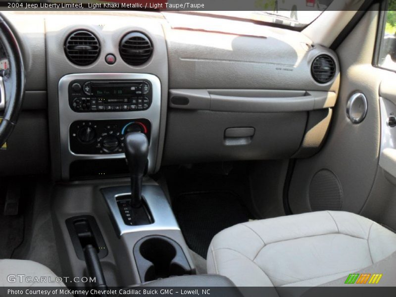 Light Khaki Metallic / Light Taupe/Taupe 2004 Jeep Liberty Limited