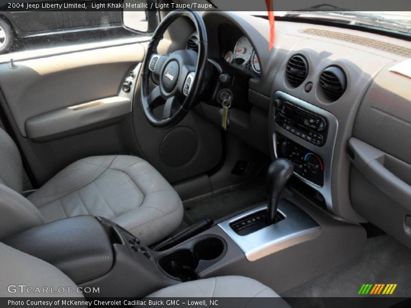 Light Khaki Metallic / Light Taupe/Taupe 2004 Jeep Liberty Limited