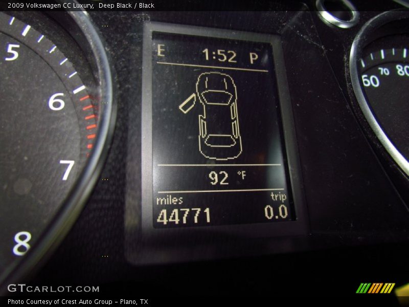 Deep Black / Black 2009 Volkswagen CC Luxury