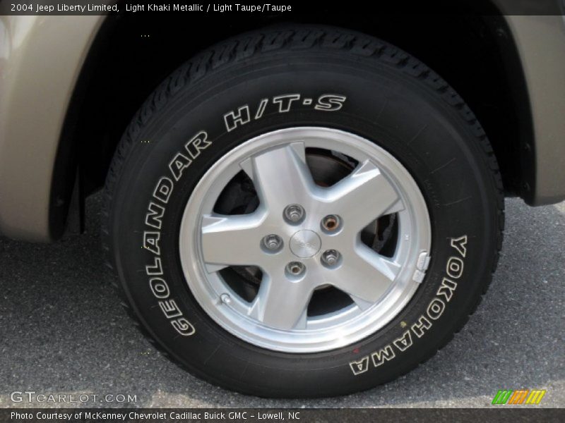 Light Khaki Metallic / Light Taupe/Taupe 2004 Jeep Liberty Limited