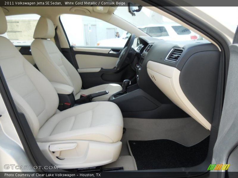 White Gold Metallic / Cornsilk Beige 2011 Volkswagen Jetta SE Sedan