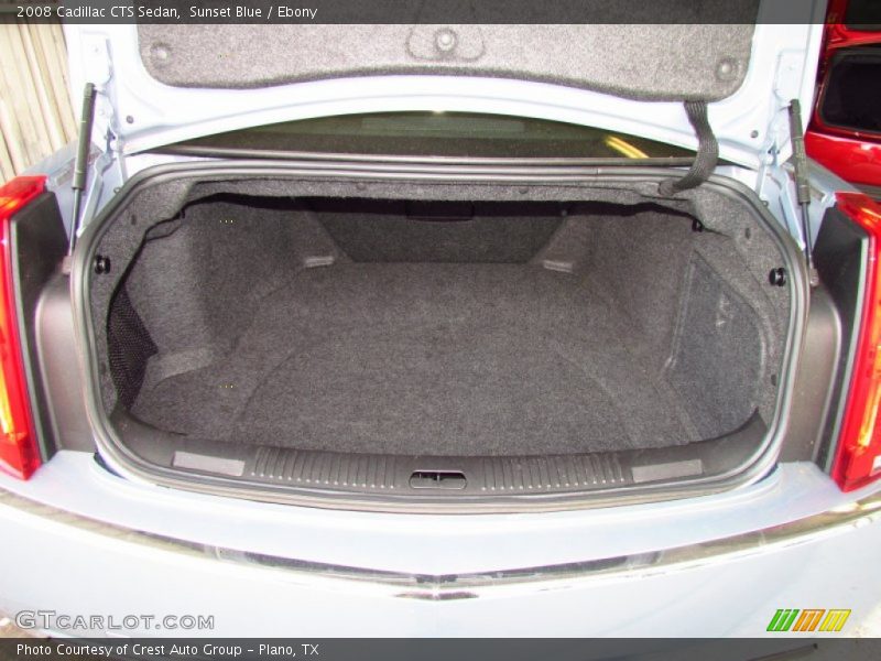Sunset Blue / Ebony 2008 Cadillac CTS Sedan