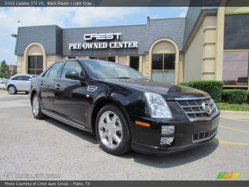 Black Raven / Light Gray 2009 Cadillac STS V6