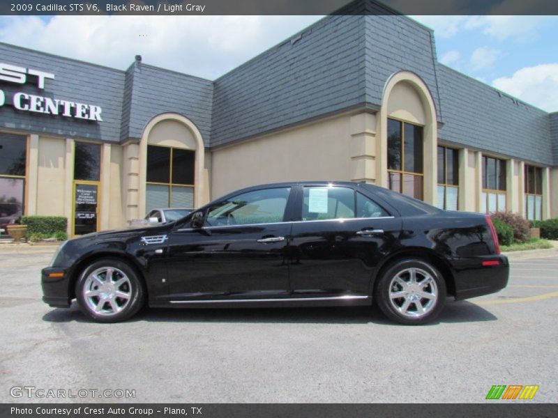 Black Raven / Light Gray 2009 Cadillac STS V6