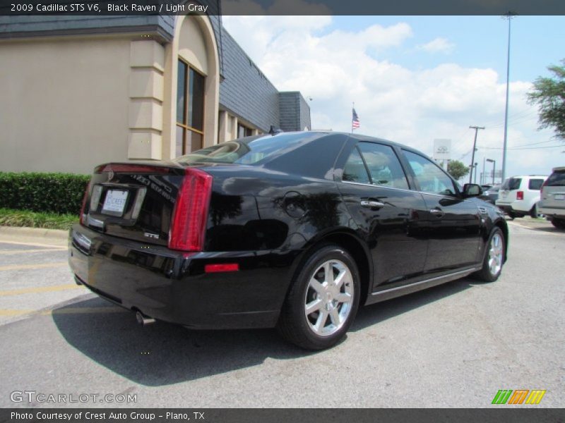 Black Raven / Light Gray 2009 Cadillac STS V6