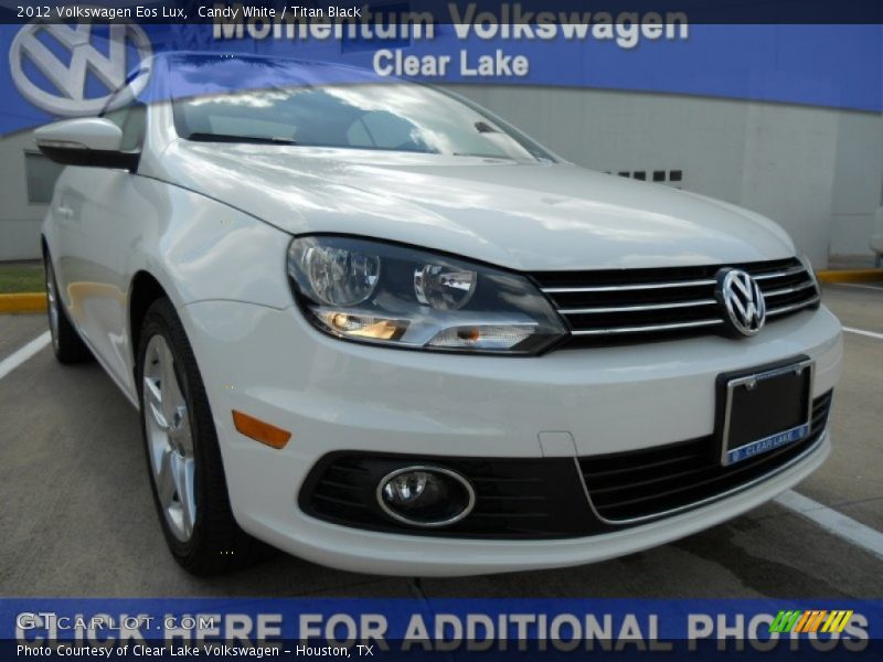 Candy White / Titan Black 2012 Volkswagen Eos Lux
