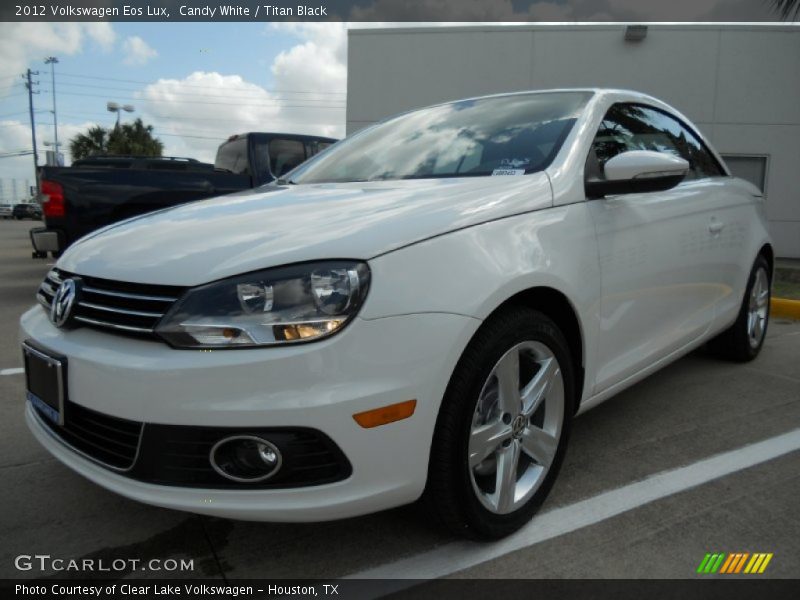 Candy White / Titan Black 2012 Volkswagen Eos Lux