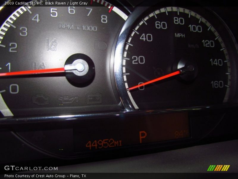 Black Raven / Light Gray 2009 Cadillac STS V6