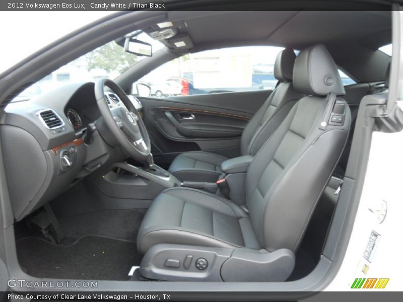  2012 Eos Lux Titan Black Interior