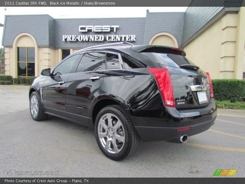 Black Ice Metallic / Shale/Brownstone 2011 Cadillac SRX FWD
